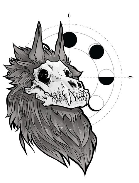 "Wolf Skull" by shwampy | Redbubble