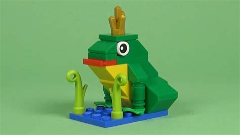 LEGO Frog Building Instructions - LEGO Monthly Mini Build "How To" - YouTube