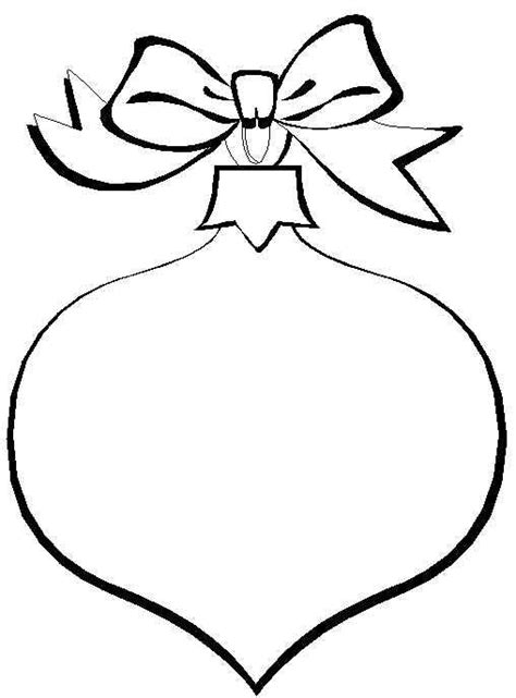 Christmas ornament outline clip art - Clip Art Library