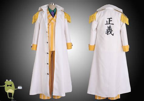 One Piece Admiral Kizaru Borsalino Cosplay Costume Marine Coat on Storenvy