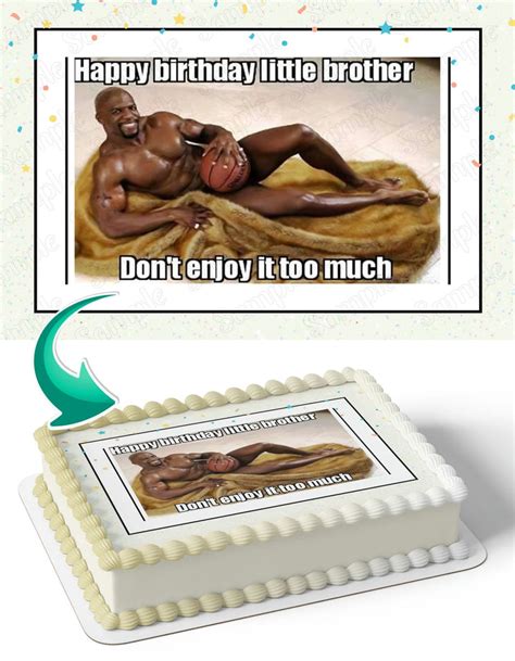 Terry Crews Meme Edible Cake Toppers – Ediblecakeimage