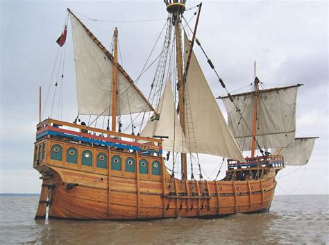 John Cabot’s ship the ”Matthew” in which he first sailed to America in 1496. | Old sailing ships ...