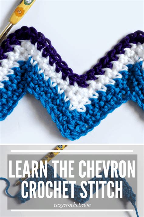 Free Crochet Chevron Pattern Tutorial - Easy Crochet Patterns