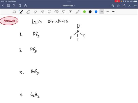 SOLVED: A. Draw the Lewis structures with the correct molecular ...