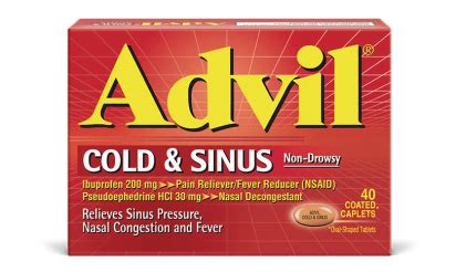 Advil Cold and Sinus - Drugs Details