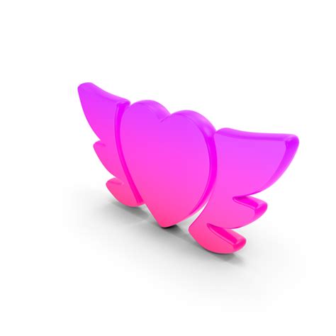 Heart Wings Symbol PNG Images & PSDs for Download | PixelSquid - S122401393