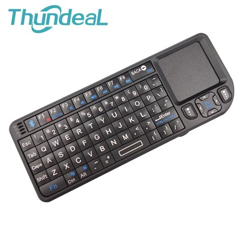 Mini Portable 2.4G Wireless Keyboard Air Mouse Handheld Touchpad gaming Keyboard for Smart ...