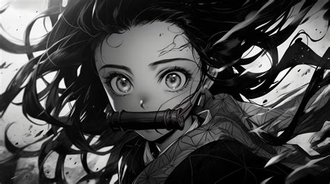 Nezuko Kamado In Manga Realistic Style Wallpaper, HD Artist 4K ...