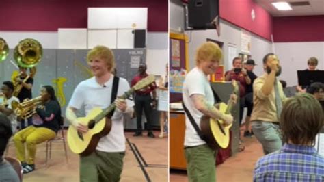 Ed Sheeran surprises Florida high school students with visit | Trending - Hindustan Times