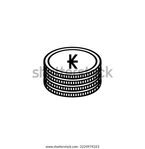 Laos Currency Icon Symbol Lao Kip Stock Vector (Royalty Free ...