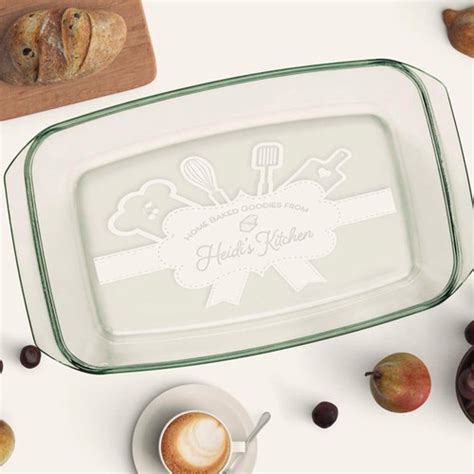 Personalized Casserole Dish Engraved Baking Pan Glass Baking - Etsy