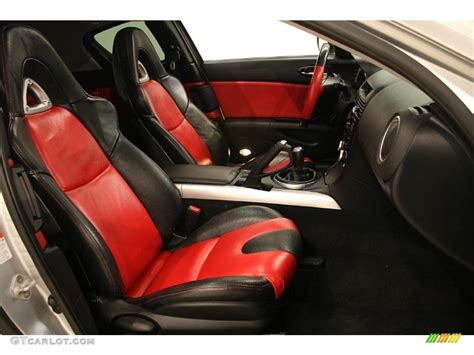 Black/Red Interior 2004 Mazda RX-8 Grand Touring Photo #41255045 ...