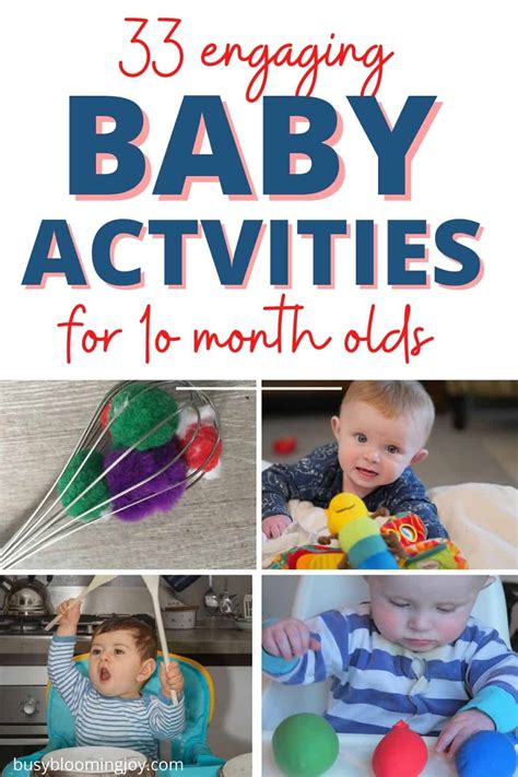 33 Easy & engaging activities for 10 month olds