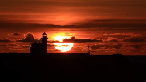 2560x1440 Lighthouse Sunset 1440P Resolution HD 4k Wallpapers, Images ...