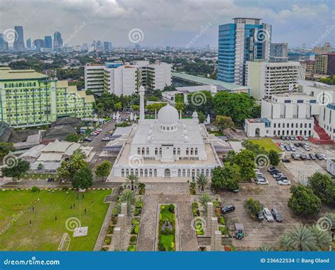 Al Azhar Mosque Panorama View Largest Mosque in Jakarta. Ramadan and ...