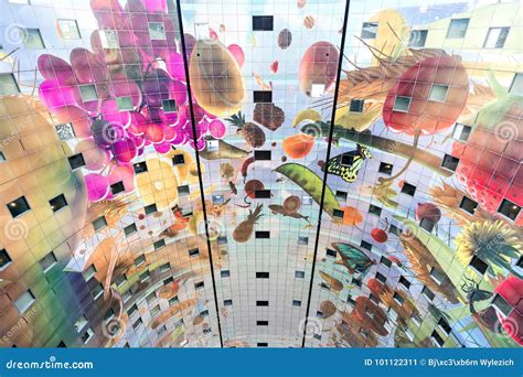 Markthal in Rotterdam, Netherlands Editorial Photo - Image of landmark ...