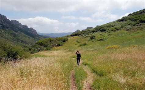 The Grotto Trail, Malibu: Starting from Circle X Ranch north of Ventura County deep inside th ...