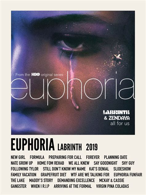 euphoria album cover | Album covers, Euphoria, Movie covers