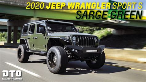 2020 SARGE GREEN Jeep Wrangler CUSTOM | Check out this edition of our #Get2KnowDTO video with ...