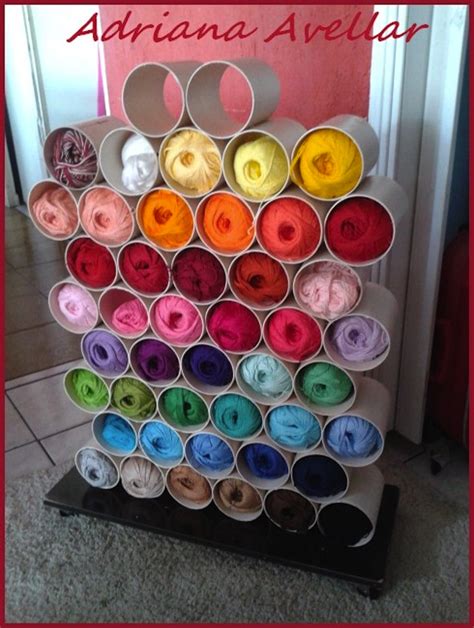 Yarn Holder Diy : Chatter Box Jenn: Yarn Holder DIY / At the end of ...