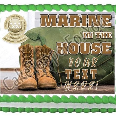 Marine Cake Topper - Etsy