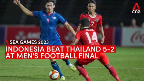 SEA Games: Indonesia beat Thailand 5-2 in drama-filled football final | Goal highlights - YouTube