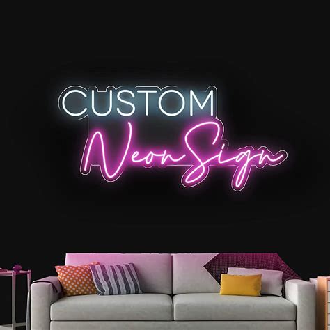 Personalized Name Neon Signs For Bedroom, Custom Nursery Neon Sign, Baby Shower Backdrop Neon ...