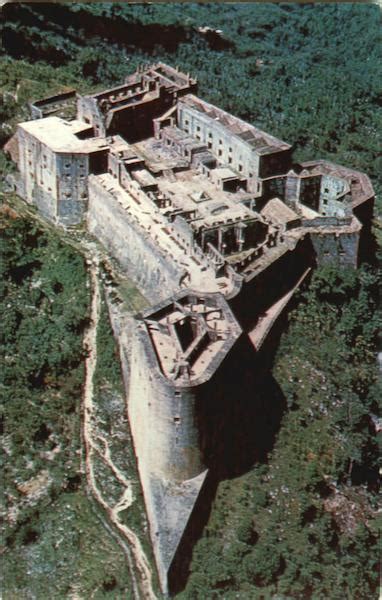 Aerial View Of World-Famous Citadel Henri Christophe Northern Haiti, WI