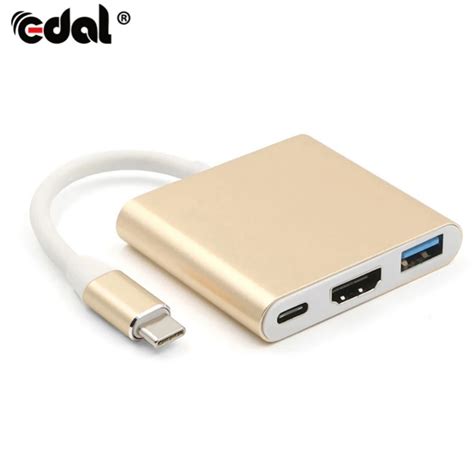 EDAL Type C to HDMI Adapter for Nintendo Switch Console to TV Video Digital 4K HD Converter ...