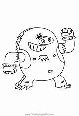 Lava Mole From Breadwinners Coloring Page For Kids  Free sketch template