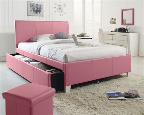 Fantasia Pink Twin Upholstered Trundle Bed from Standard Furniture | Coleman Furniture