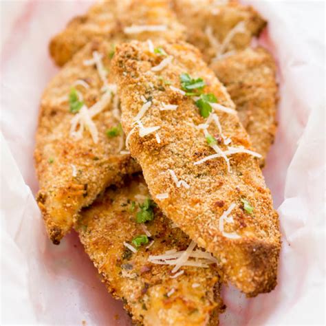 Air Fryer Parmesan Breaded Fried Chicken Tenders