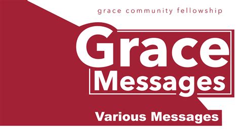 Sermons — Grace Community Fellowship