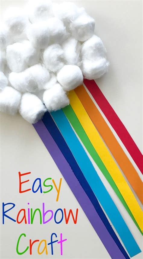 An Easy Rainbow Craft for Kids - The Chirping Moms