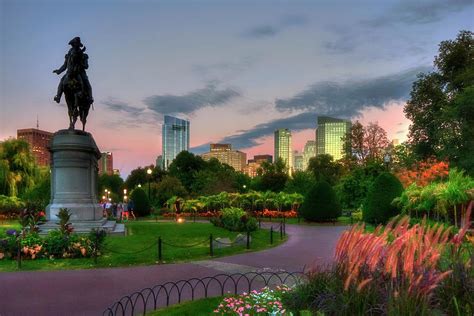 Evening in the Boston Public Garden Photograph by Joann Vitali - Pixels