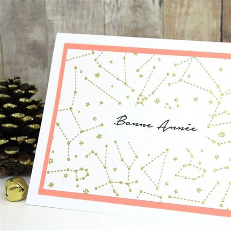 These "Bonne année" cards in French are now in the shop! "Happy new year" version also available ...