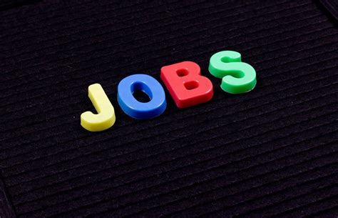 Colorful jobs word - Creative Commons Bilder
