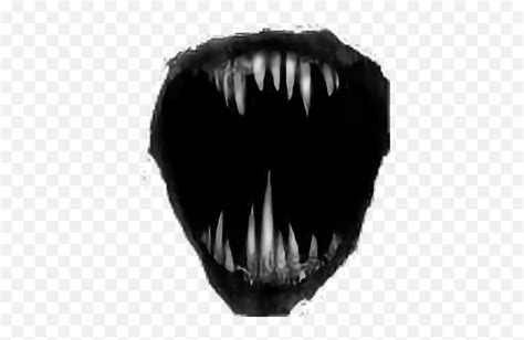 Download Scary Teeth Png Svg Black And - Scary Mouth Png,Tooth Transparent Background - free ...