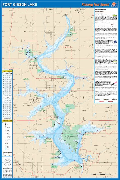 Fort Gibson Lake Map | Living Room Design 2020