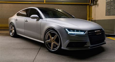 Audi S7 With Satin Finish And Custom Rims Is Both Sporty And Elegant ...