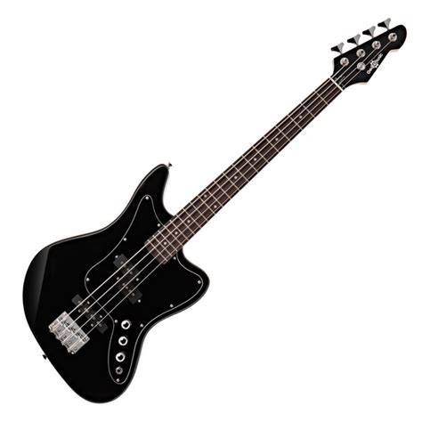 Basse Seattle à Diapason Court par Gear4music, Noir | Gear4music