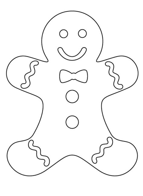 Printable Gingerbread Boy Coloring Pages | Patchwork, Decoração ...