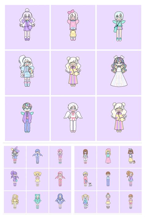 Pastel Girl App characters Pastel Girl, Anime People, Style Challenge ...