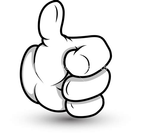 Cartoon Hand - Thumbs Up- Vector Illustration Royalty-Free Stock Image ...