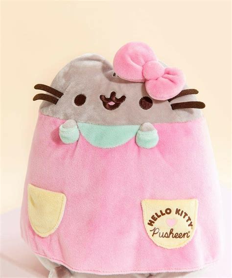 Hello Kitty X Pusheen Dressed Plush GUND Sanrio NWT Sealed In Bag | #3895588039