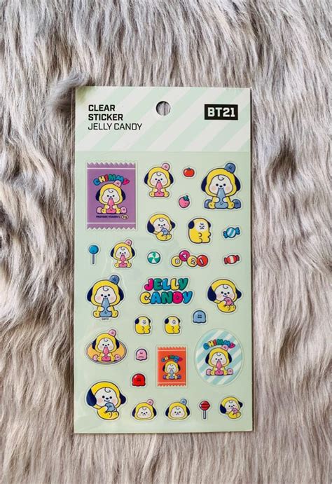 OFFICIAL BT21 - CHIMMY STICKERS, Hobbies & Toys, Memorabilia ...