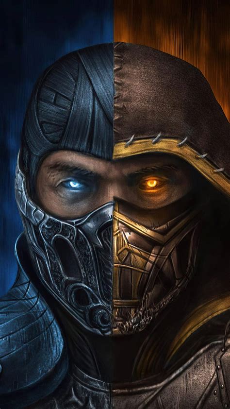 Download Mortal Kombat -the Ultimate Showdown Between Scorpion Vs Sub-zero Wallpaper ...