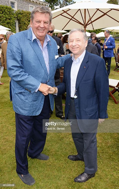 Johann Rupert and Jean Todt attend the Cartier Style & Luxury Lunch ...