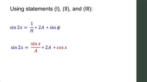 Why sin 2x = 2 sin x cos x - YouTube