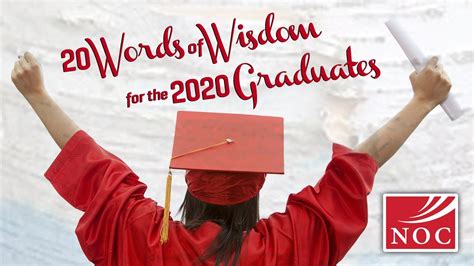 20 Words of Wisdom for the 2020 Graduates - YouTube